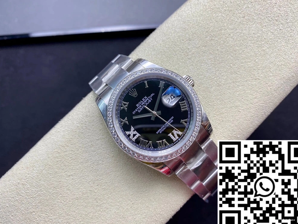 Bezel 36MM Diamond-set EW Factory Rolex Datejust 0305